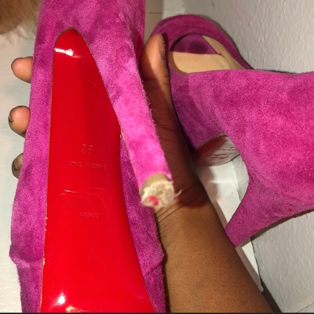 Pink Daffidil Christian Louboutin size 36 - Picture 4 of 4